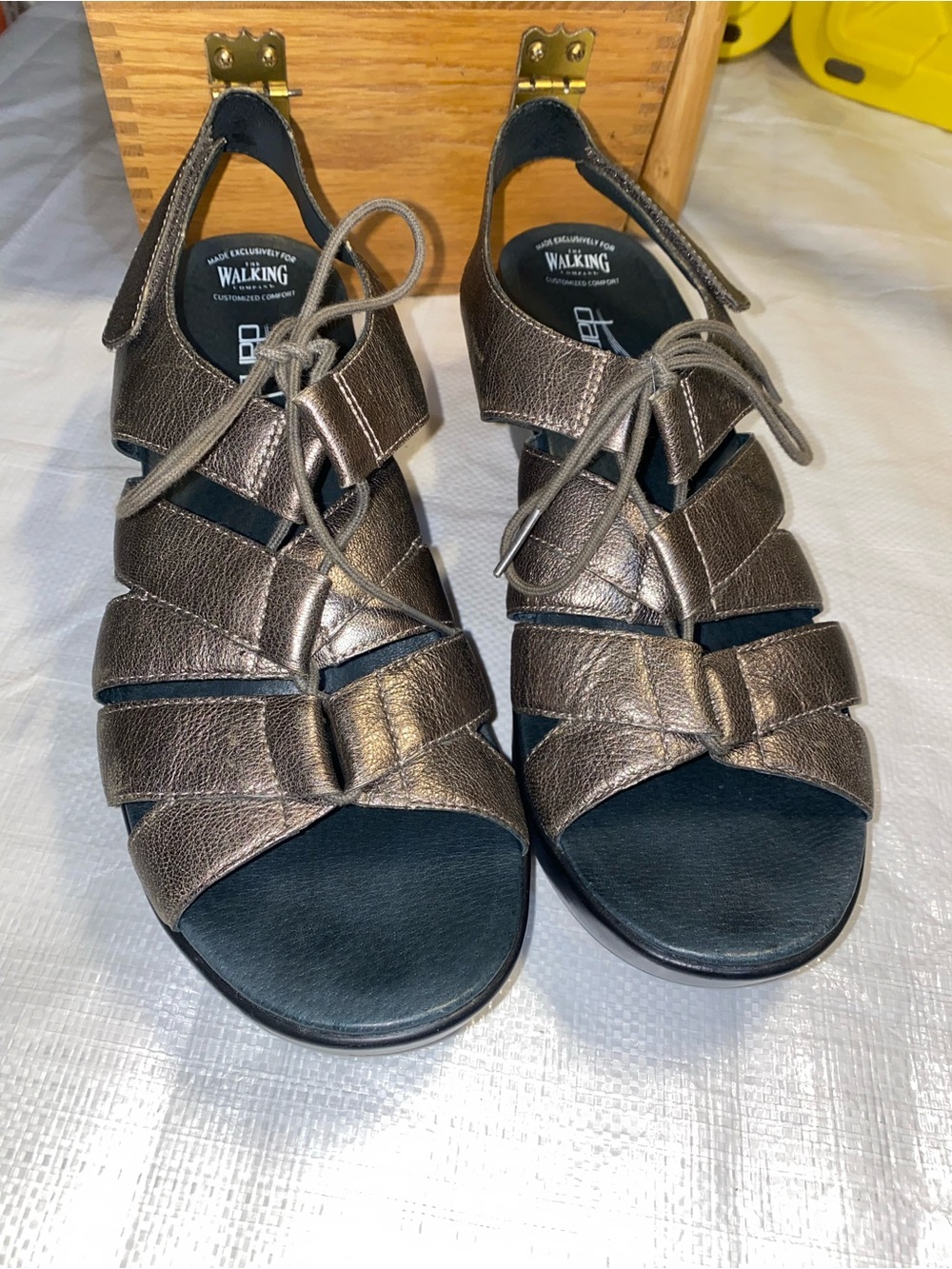 Dansko Women's Metallic Bronze Strappy Sandal